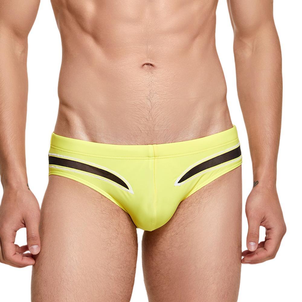 Sheer Splice Swim Brief | dmunderwear detail image 6