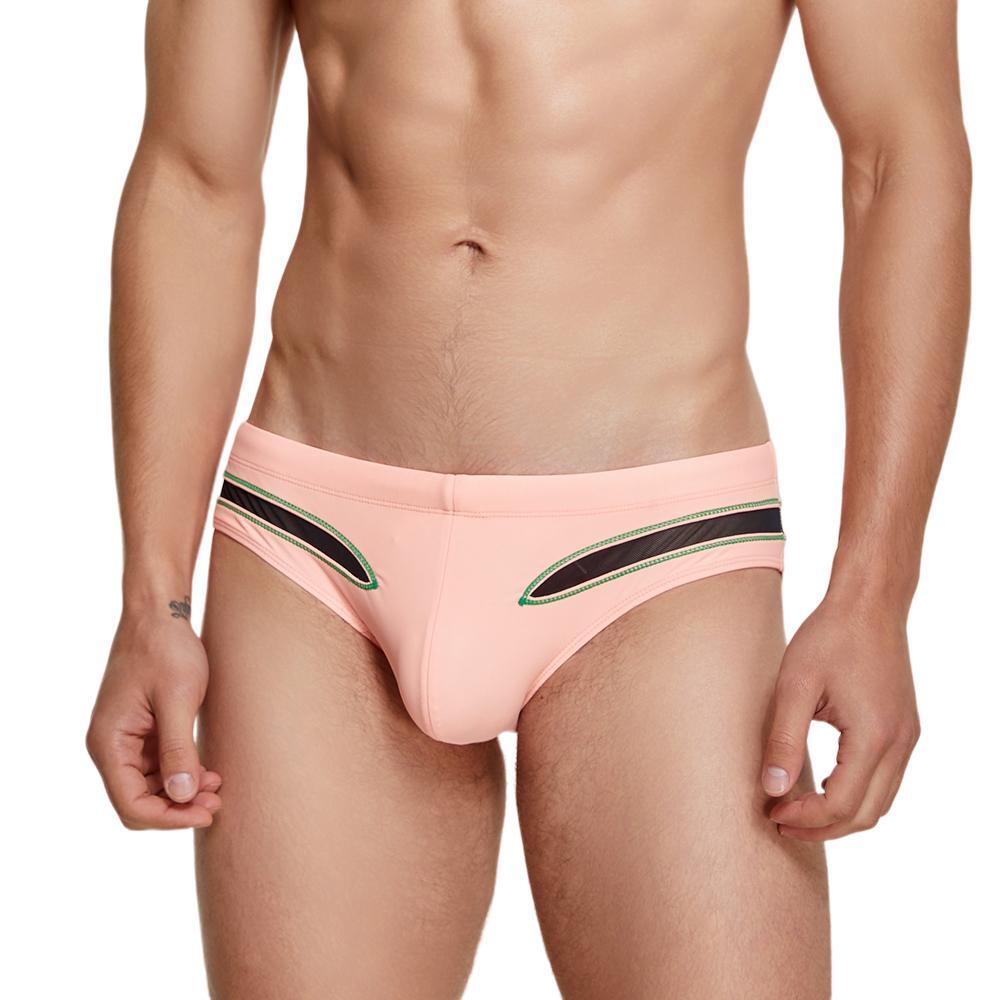 Sheer Splice Swim Brief | dmunderwear detail image 9
