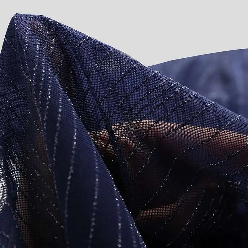 Shimmer Mesh T-Shirt | dmunderwear detail image 7