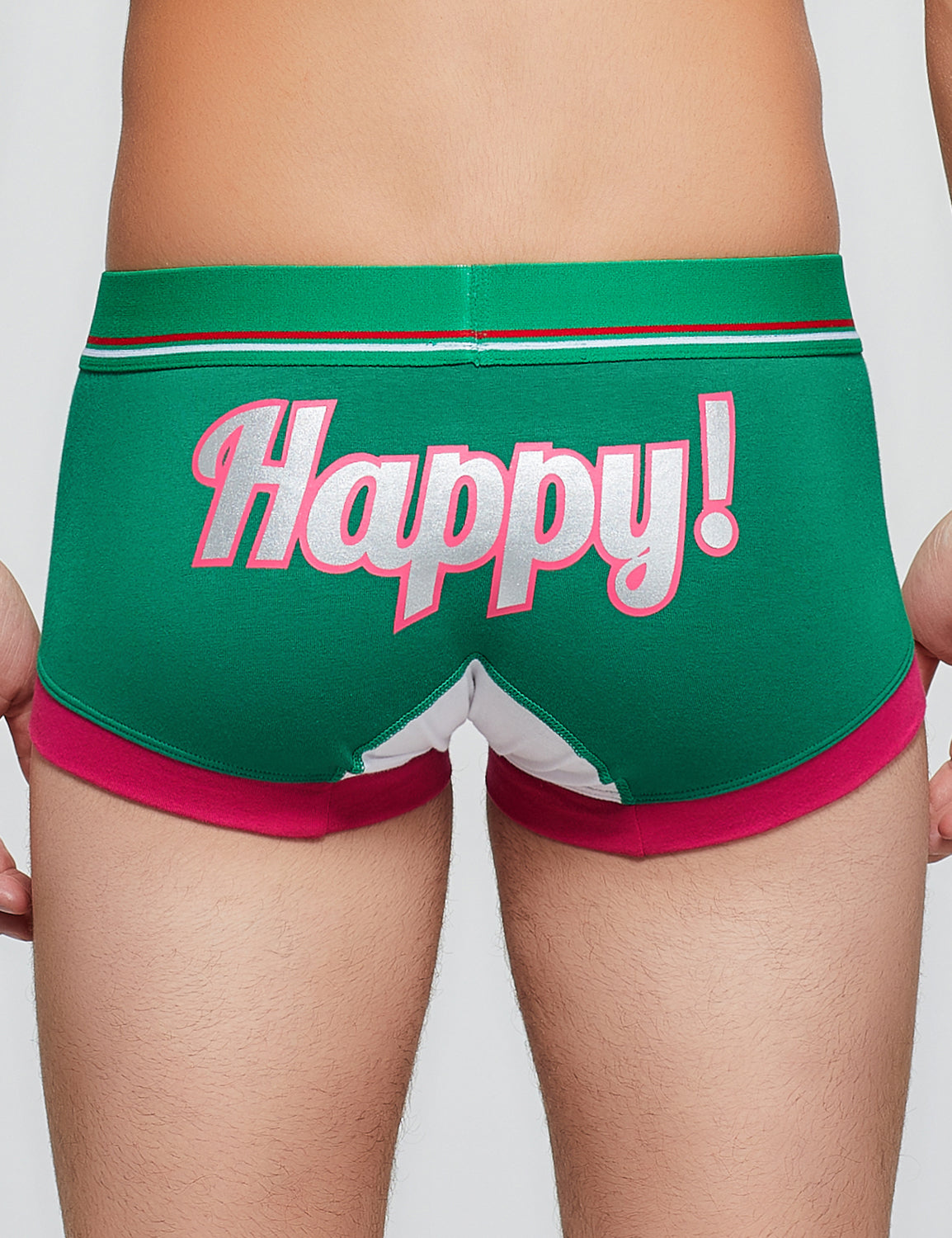 Shiny “Happy” Boxer Brief 90235 | dmunderwear detail image 4
