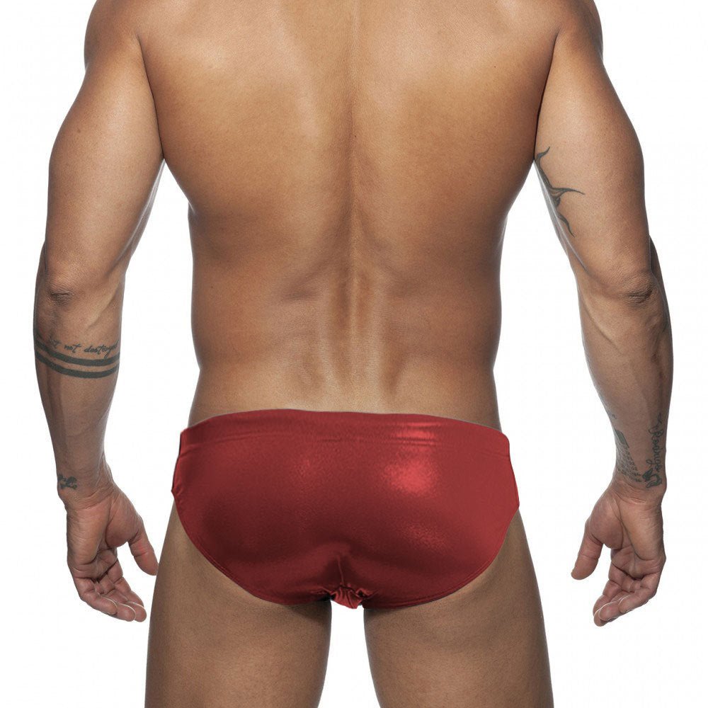 Shiny Metallic Swim Briefs | dmunderwear detail image 15