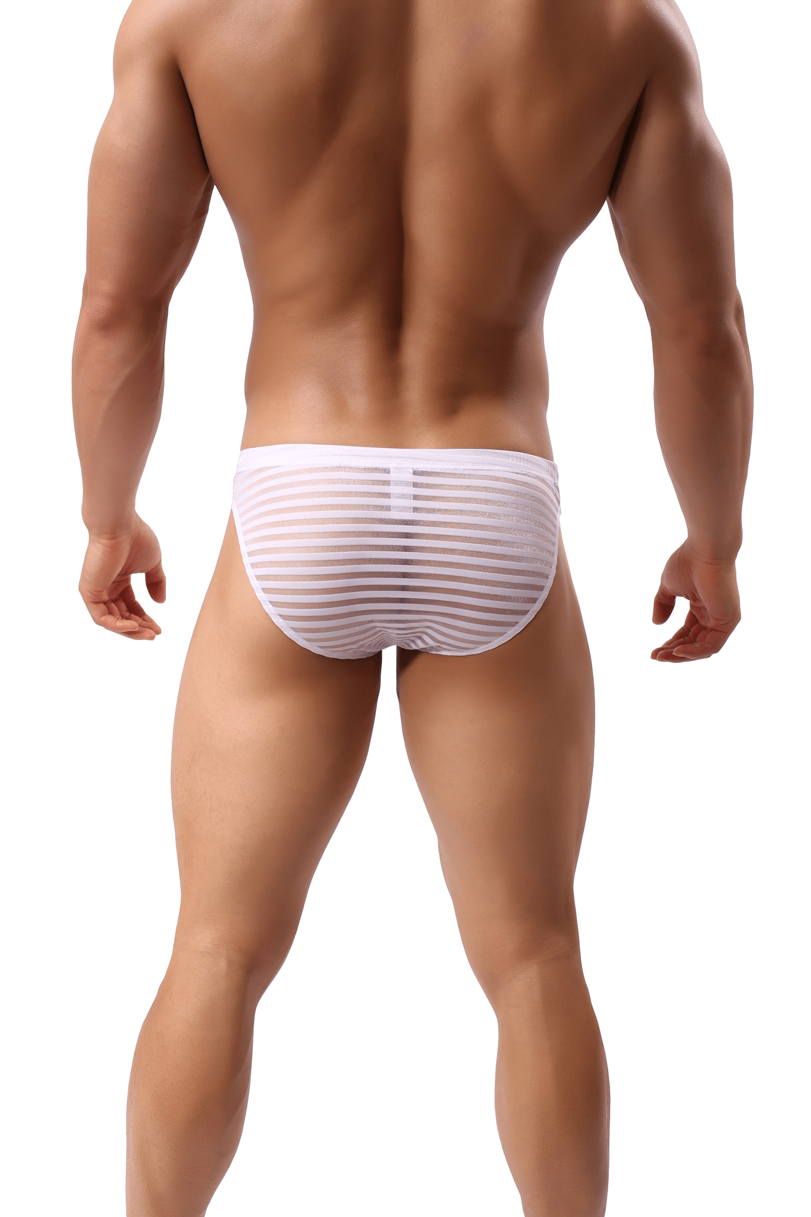 Show-All Striped Briefs | dmunderwear detail image 2