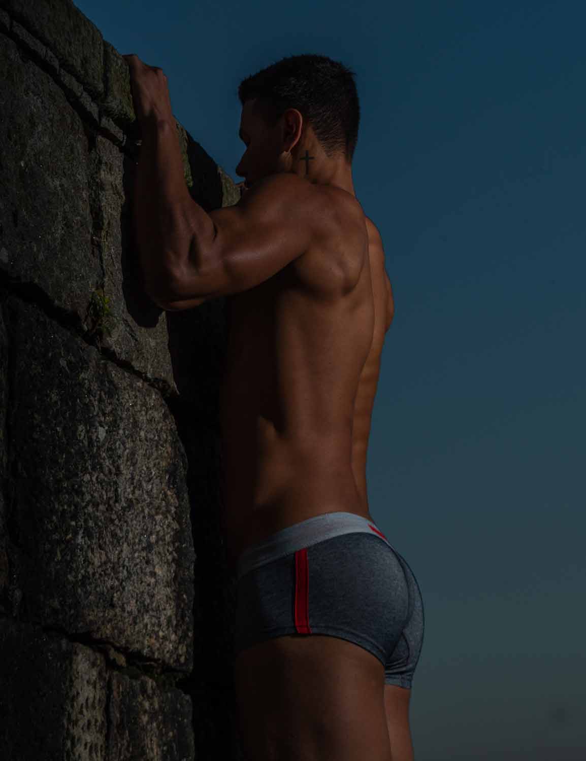 Side Line Boxer Nano 00204 | dmunderwear detail image 2