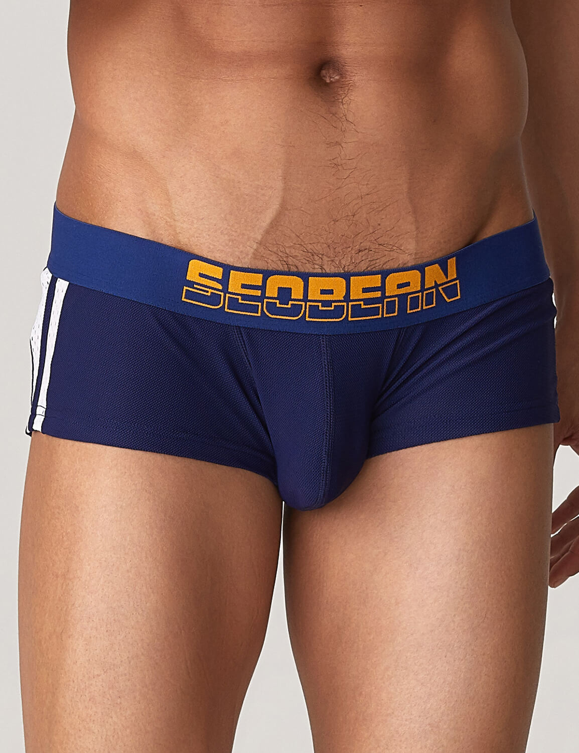 Side Line Nylon Mesh Boxer Brief 220212 | dmunderwear detail image 15