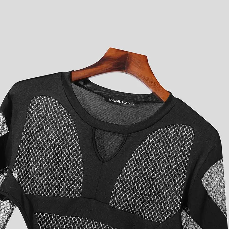 Side Show Gloved Mesh Body Suit | dmunderwear detail image 8