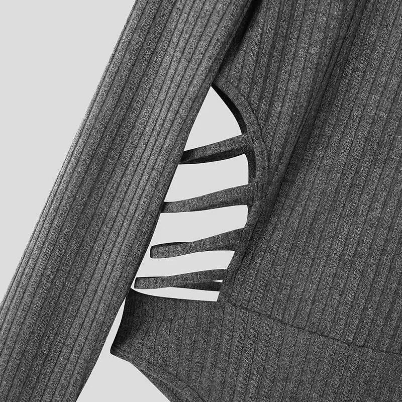 ORVLS Side Show Long Sleeve Zippered Body Suit | dmunderwear detail image 11