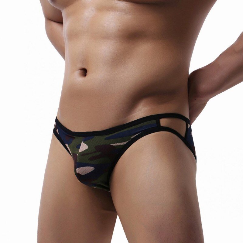 Sideshow Camo Briefs | dmunderwear detail image 9
