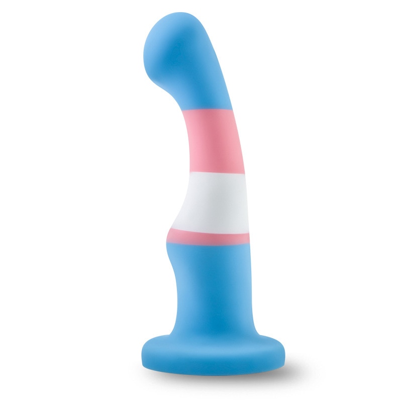 Silicone Transgender Pride Dildo | dmunderwear