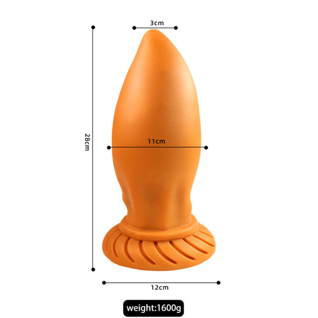 Silicone XL Huge Butt Plug | dmunderwear detail image 12