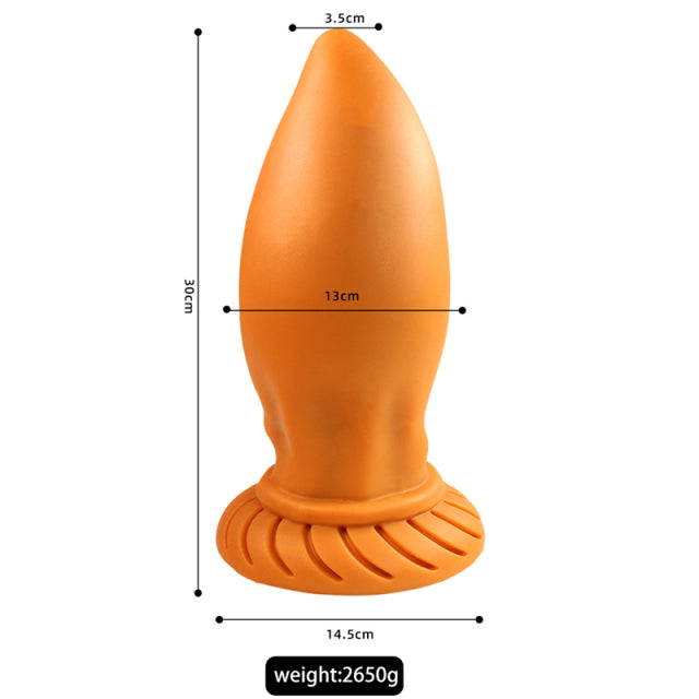 Silicone XL Huge Butt Plug | dmunderwear detail image 13