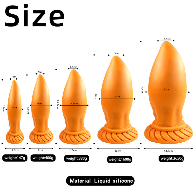Silicone XL Huge Butt Plug | dmunderwear detail image 7