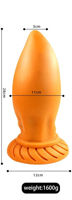 Silicone XL Huge Butt Plug | dmunderwear detail image 8