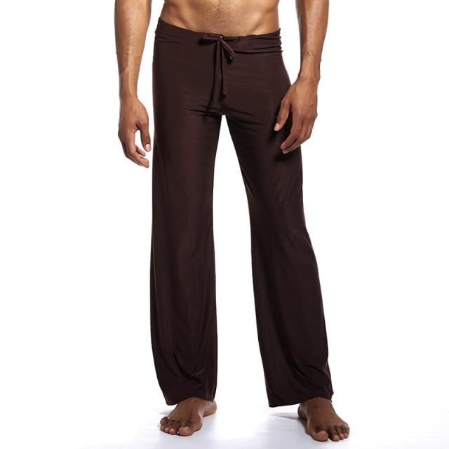 Silky Bell Bottom Sweats | dmunderwear detail image 10
