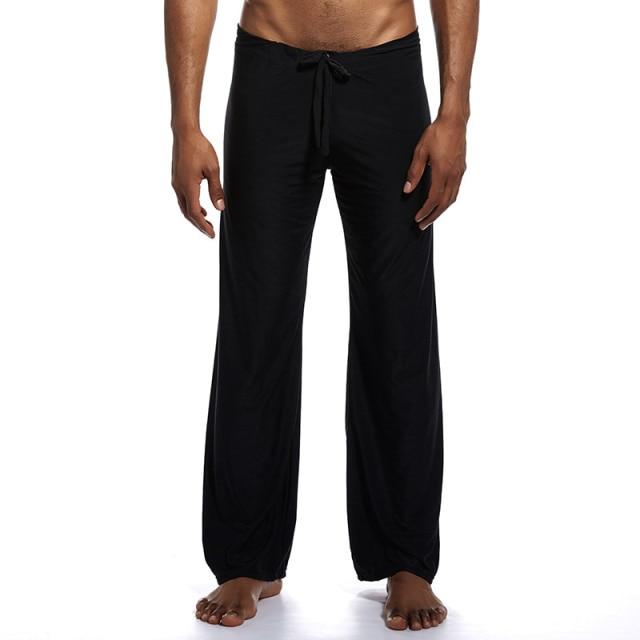 Silky Bell Bottom Sweats | dmunderwear detail image 3