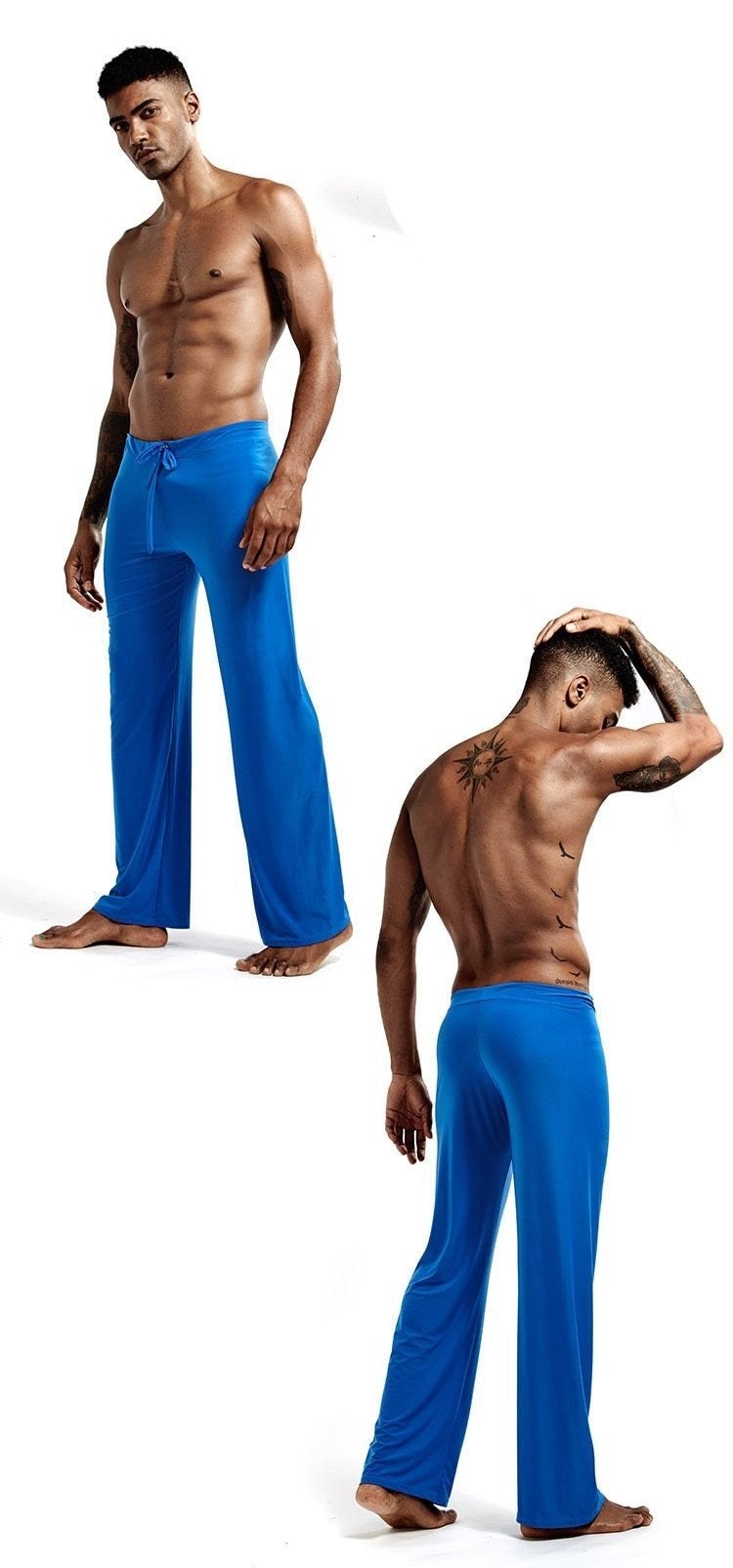 Silky Bell Bottom Sweats | dmunderwear detail image 8