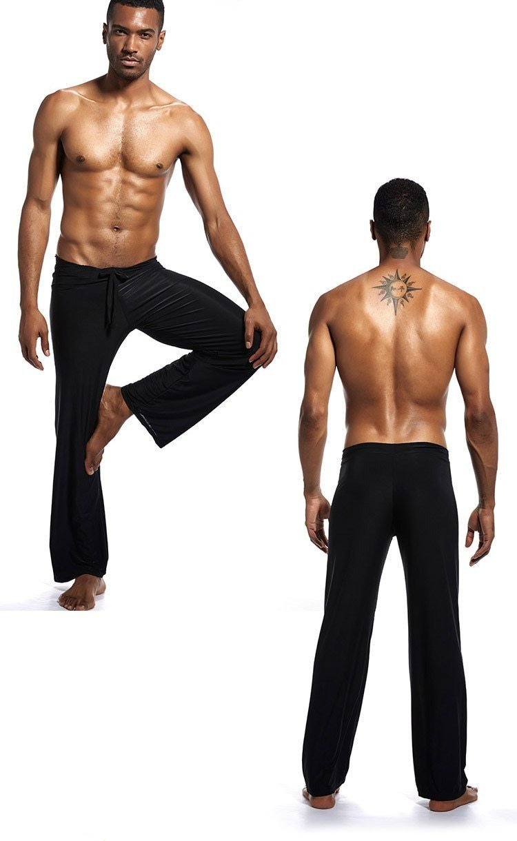ORVLS Silky Bell Bottom Sweats | dmunderwear detail image 4