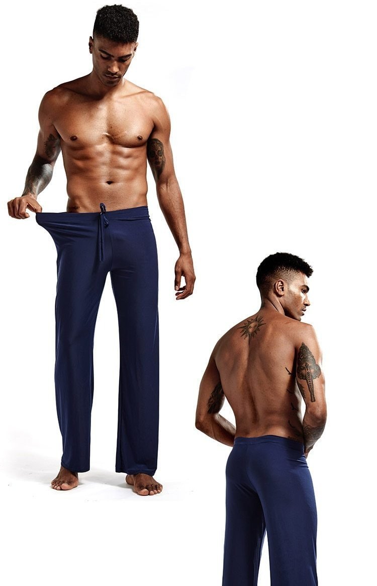 ORVLS Silky Bell Bottom Sweats | dmunderwear detail image 6