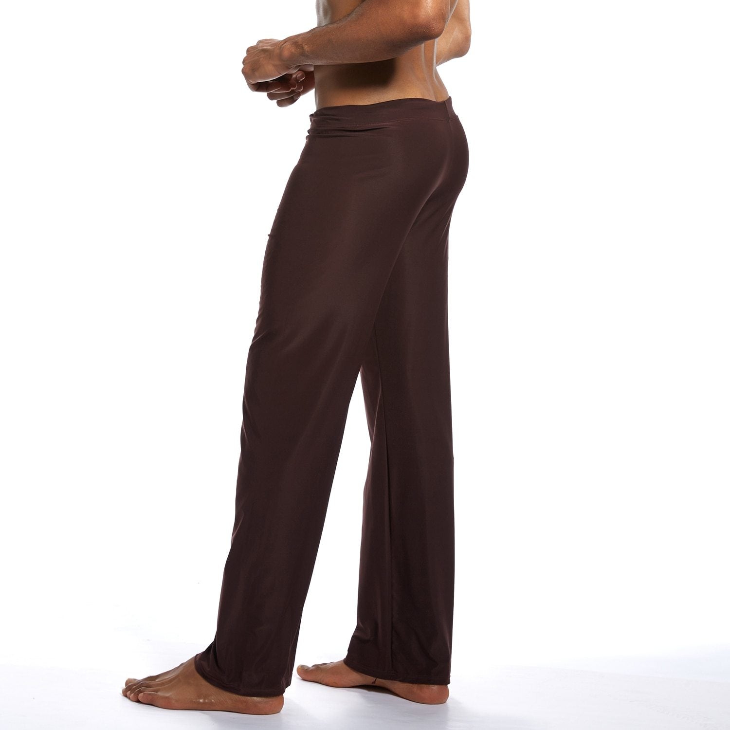 ORVLS Silky Bell Bottom Sweats | dmunderwear detail image 9