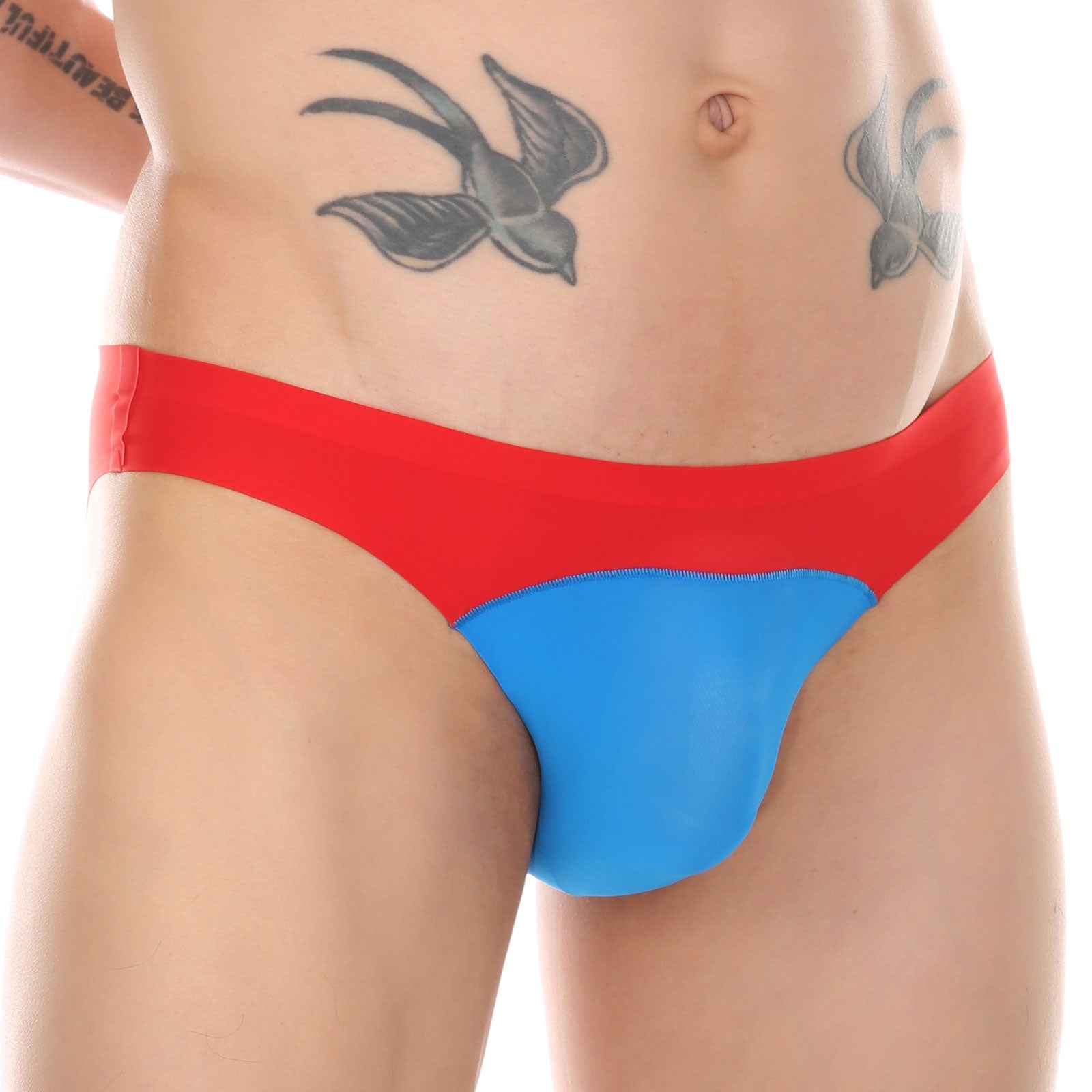 Silky Contrast Briefs | dmunderwear detail image 4