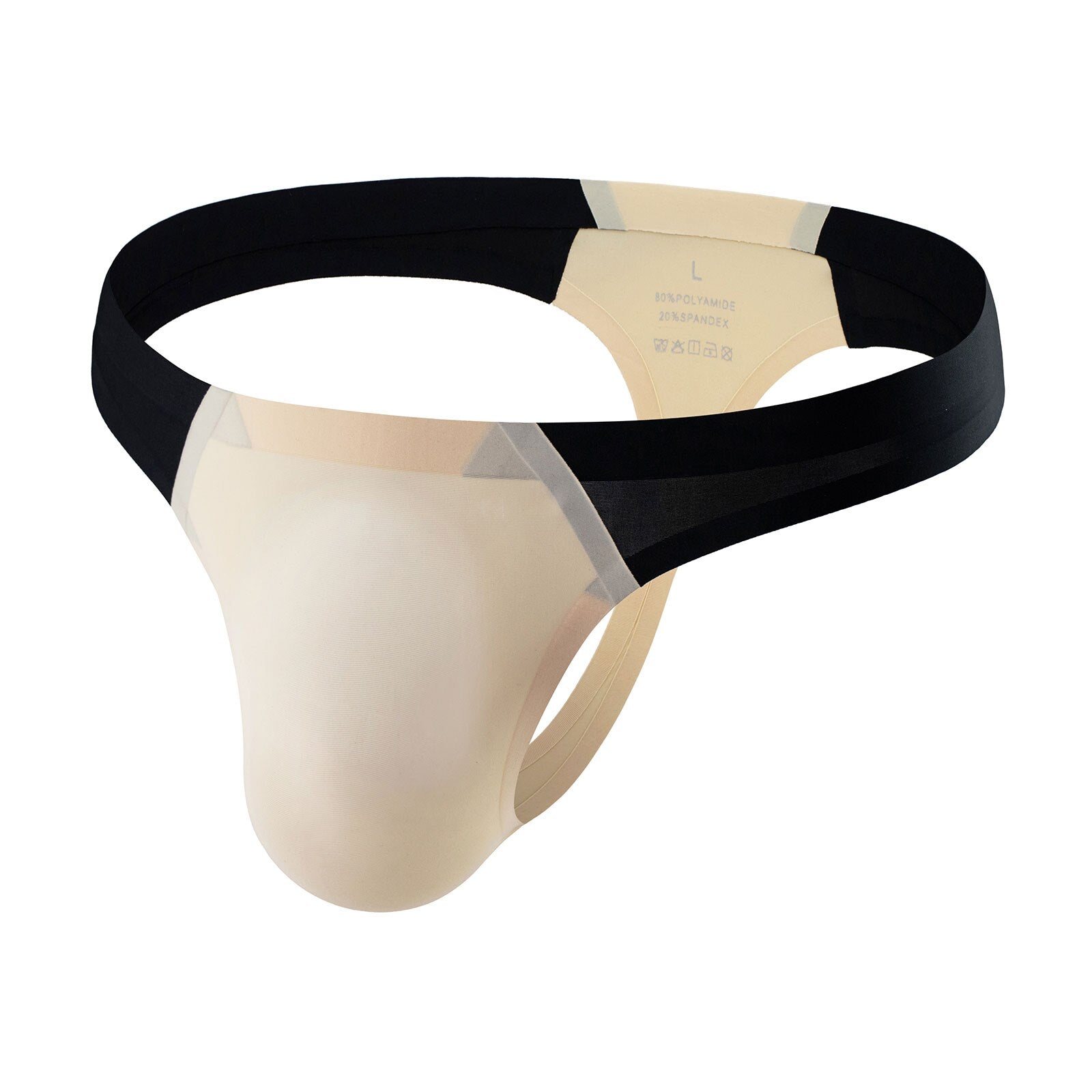 Silky Contrast Thong | dmunderwear detail image 8