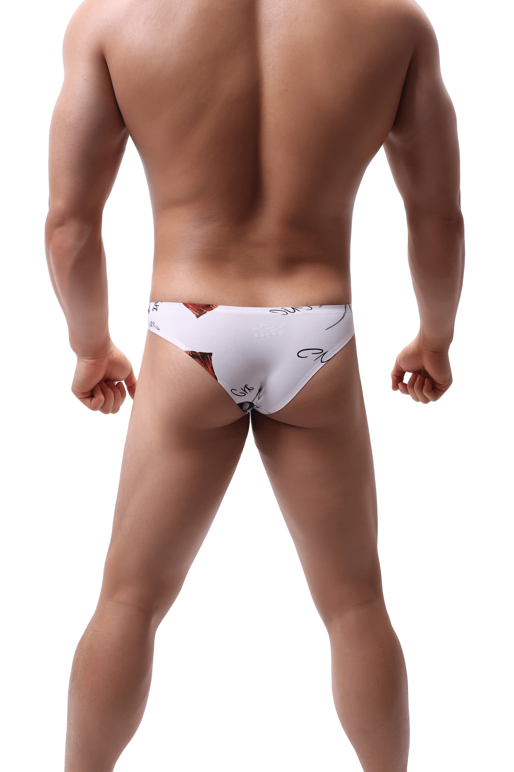Silky Graphic Slim Briefs | dmunderwear detail image 6