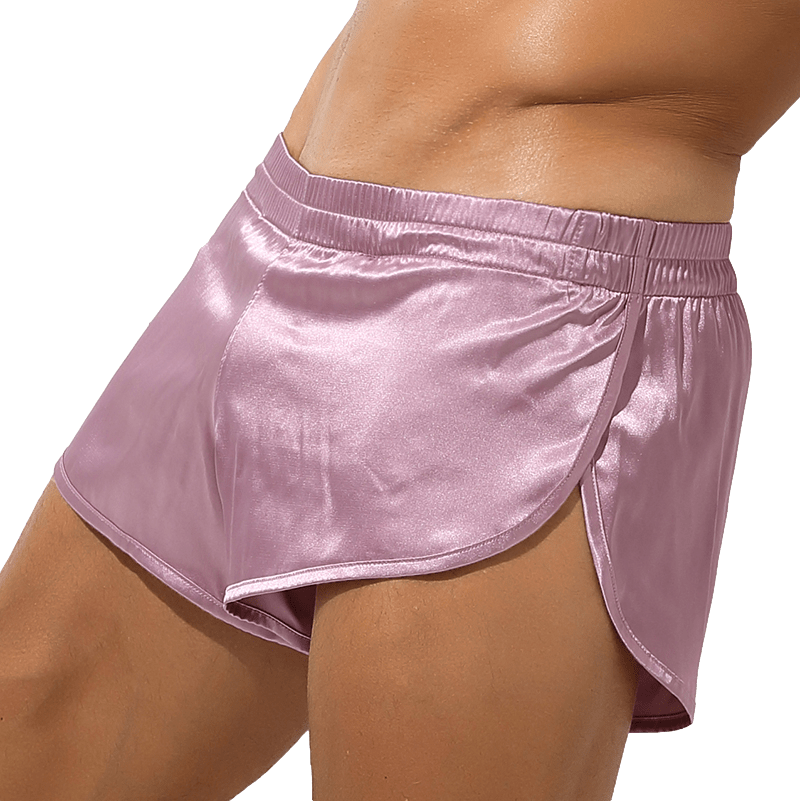 Silky Jockstrap Shorts | dmunderwear detail image 10