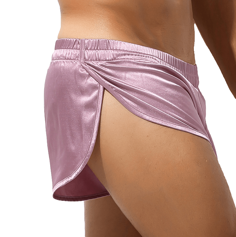 Silky Jockstrap Shorts | dmunderwear detail image 11