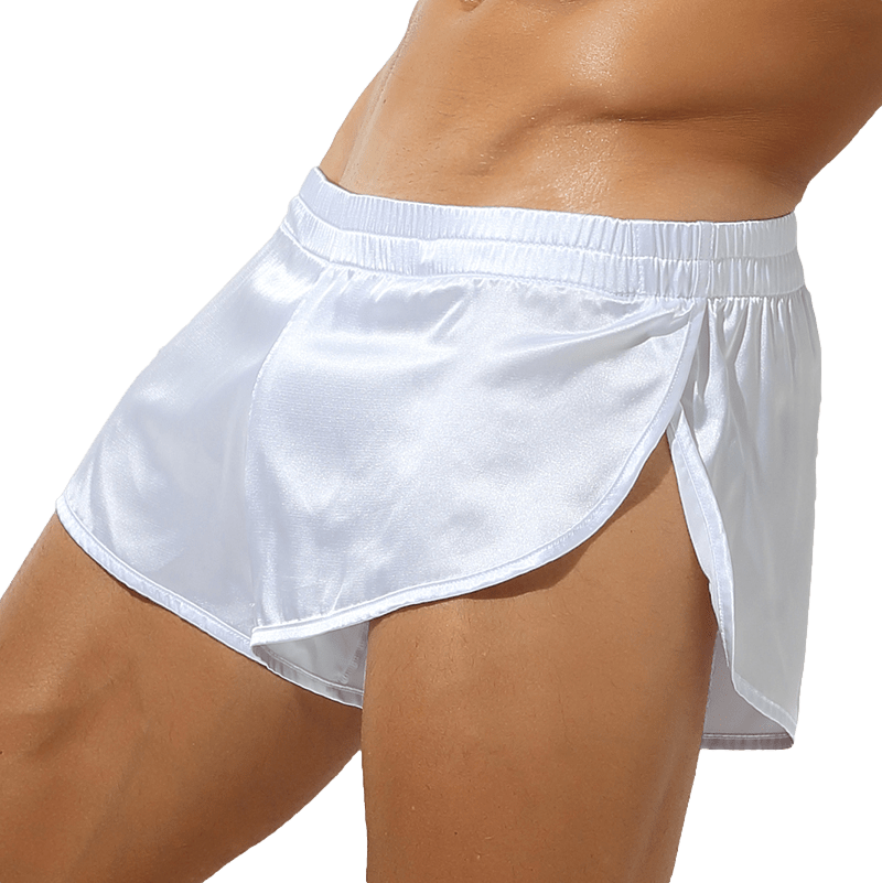 Silky Jockstrap Shorts | dmunderwear detail image 13