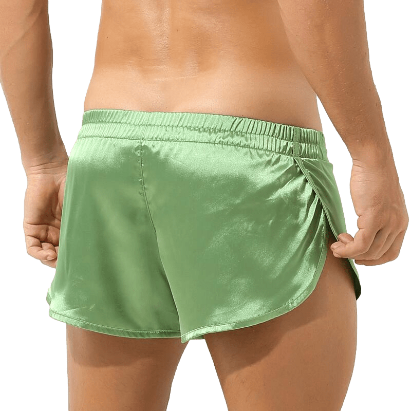 Silky Jockstrap Shorts | dmunderwear detail image 15