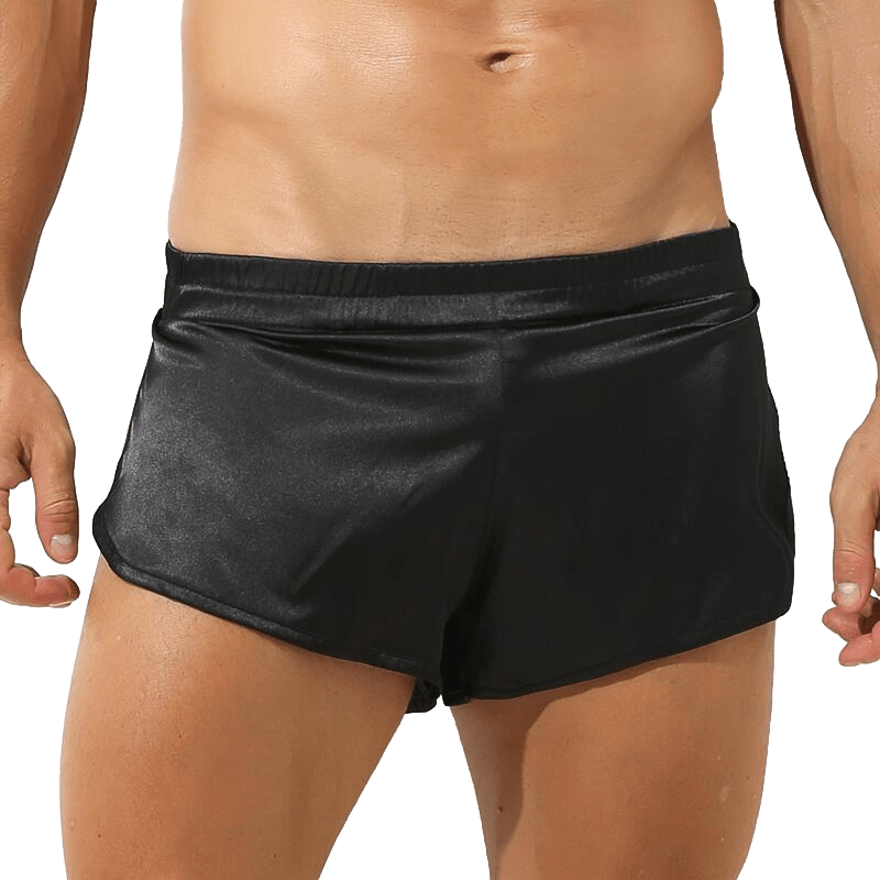 Silky Jockstrap Shorts | dmunderwear detail image 16