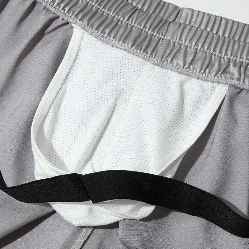 Silky Jockstrap Shorts | dmunderwear detail image 7
