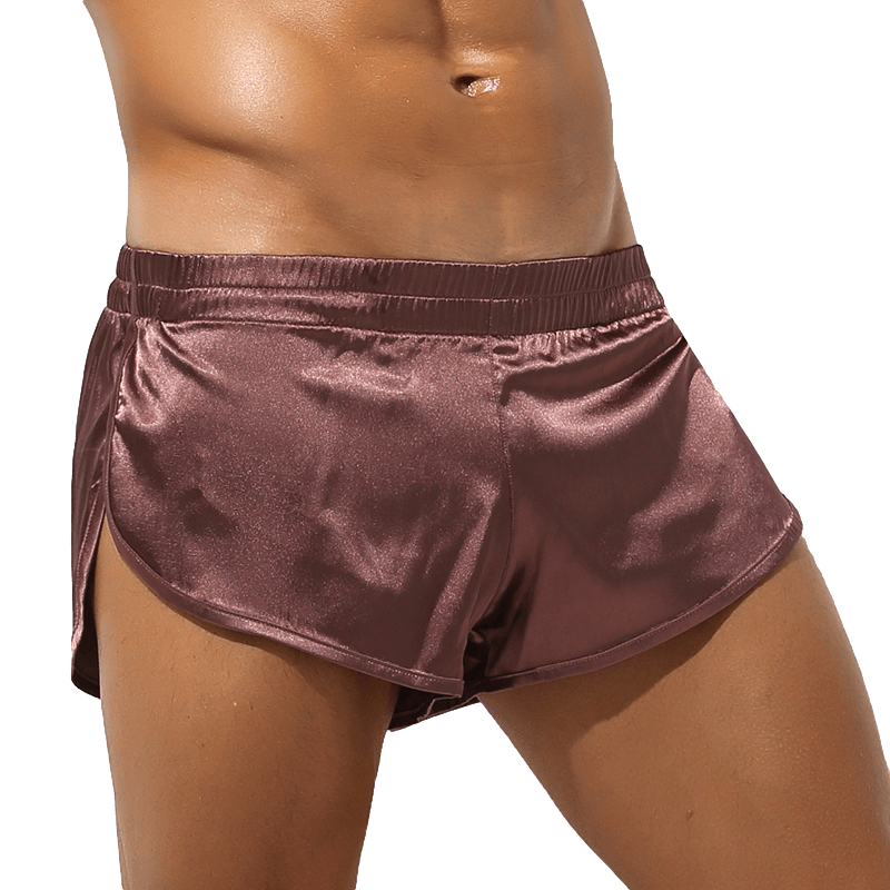 Silky Jockstrap Shorts | dmunderwear detail image 9