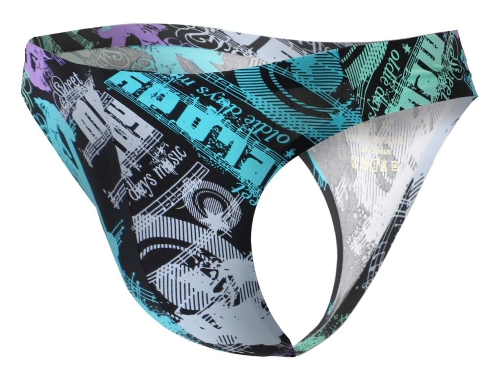 Silky Print Thong | dmunderwear detail image 10