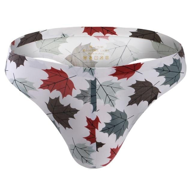 Silky Print Thong | dmunderwear detail image 2