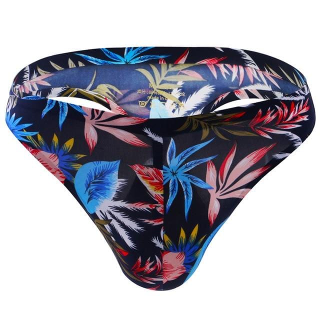Silky Print Thong | dmunderwear detail image 5