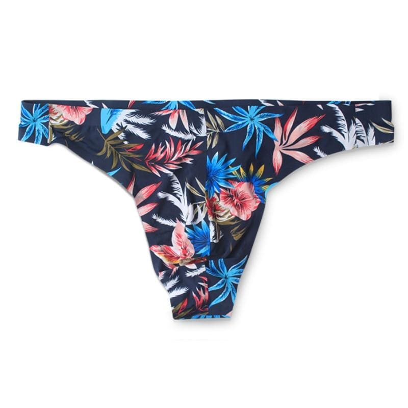 Silky Print Thong | dmunderwear detail image 7