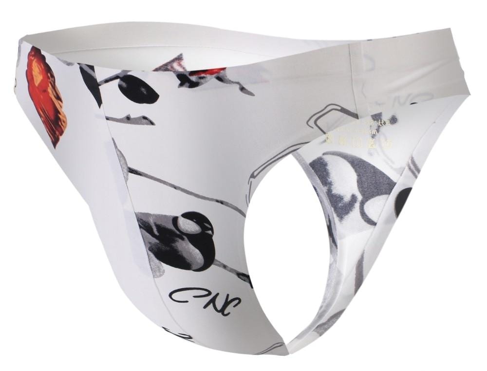 Silky Print Thong | dmunderwear detail image 9