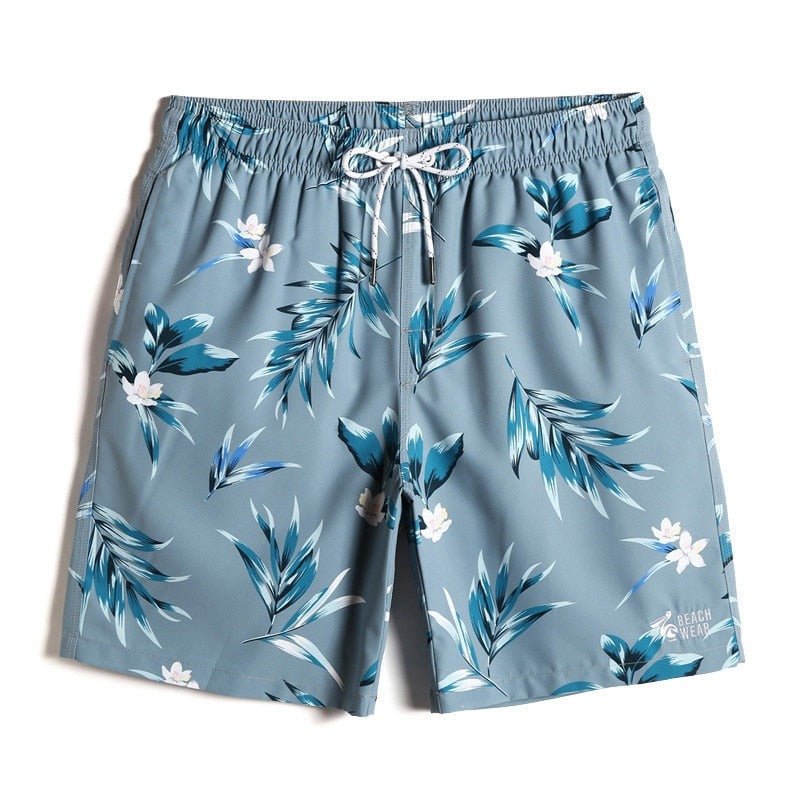 Silver Leaf Board Shorts | dmunderwear