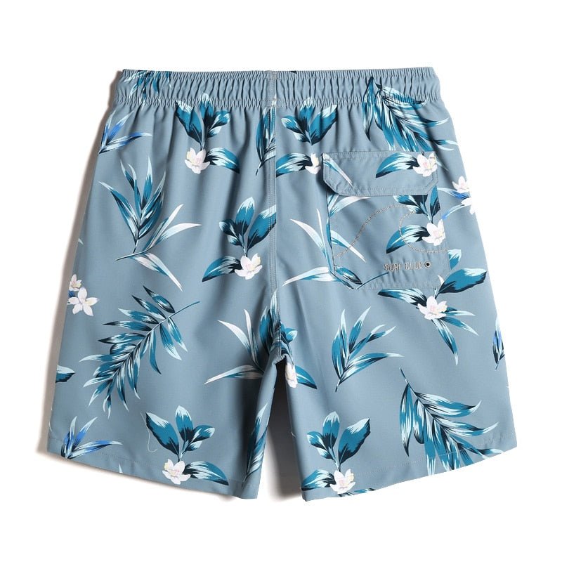 Silver Leaf Board Shorts | dmunderwear detail image 2