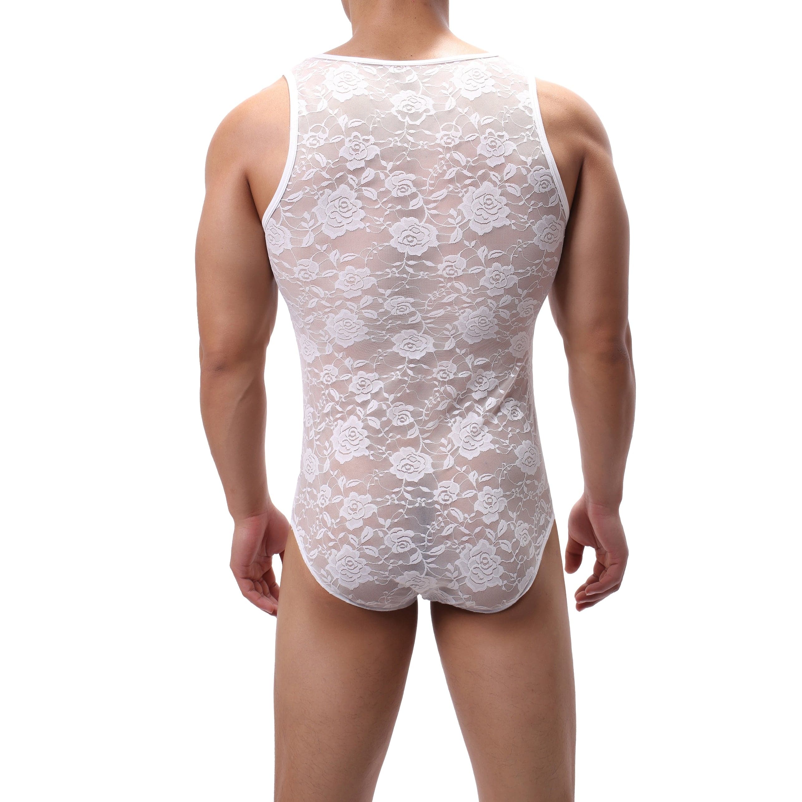 Sissy Lace Singlet | dmunderwear detail image 7