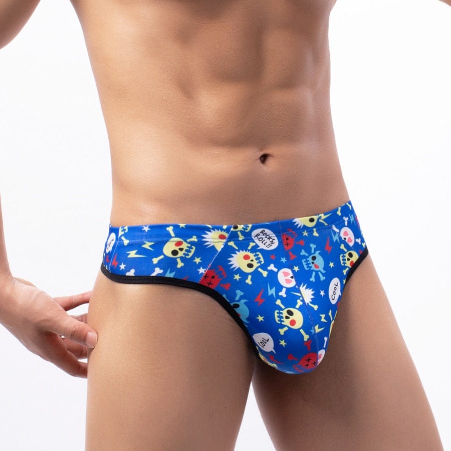 Skull and Bones Thong | dmunderwear detail image 3