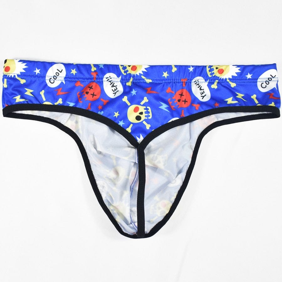 Skull and Bones Thong | dmunderwear detail image 4
