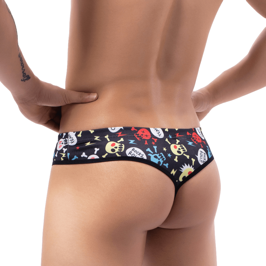 Skull and Bones Thong | dmunderwear detail image 7