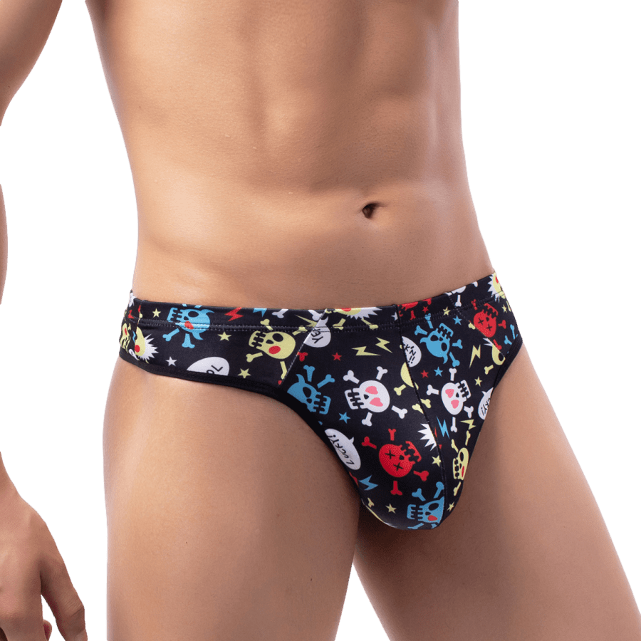 Skull and Bones Thong | dmunderwear detail image 8