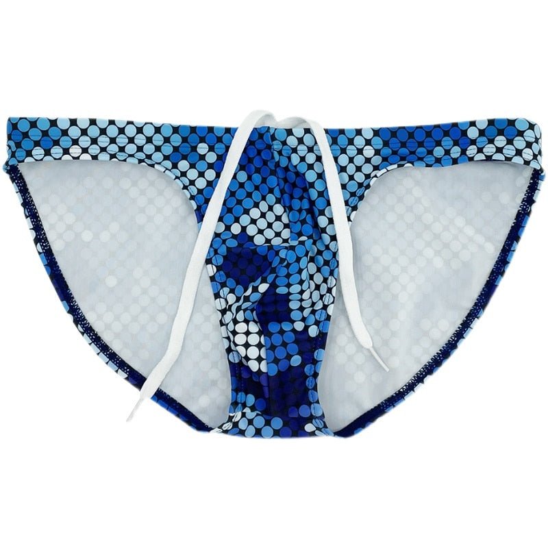 ORVLS Skinny Geometric Swim Briefs | dmunderwear detail image 3