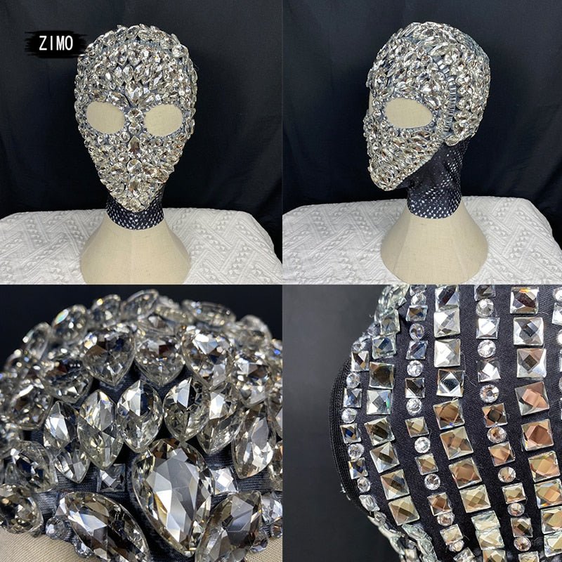 Skintight Bejeweled Bodysuit | dmunderwear detail image 9