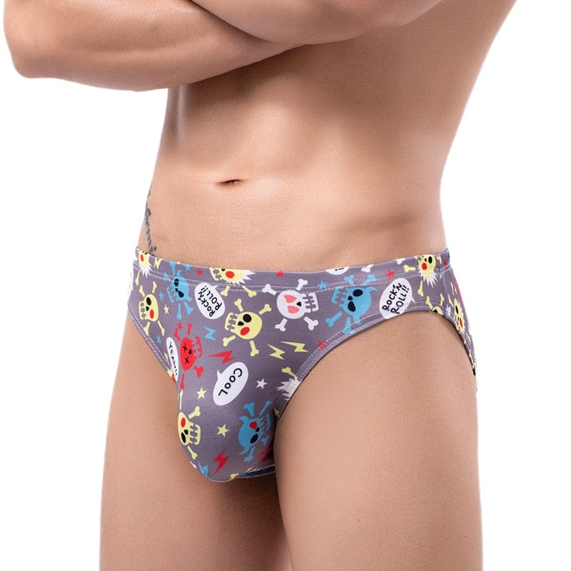 Skull and Bones Briefs | dmunderwear detail image 4