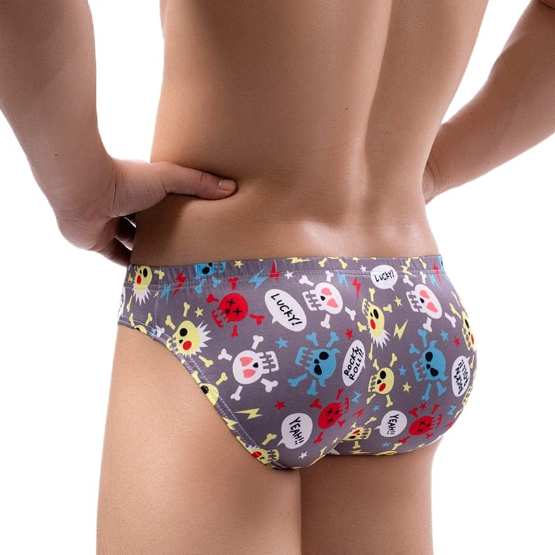 Skull and Bones Briefs | dmunderwear detail image 5