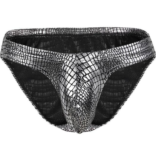 Snakeskin Bikini Briefs | dmunderwear detail image 10