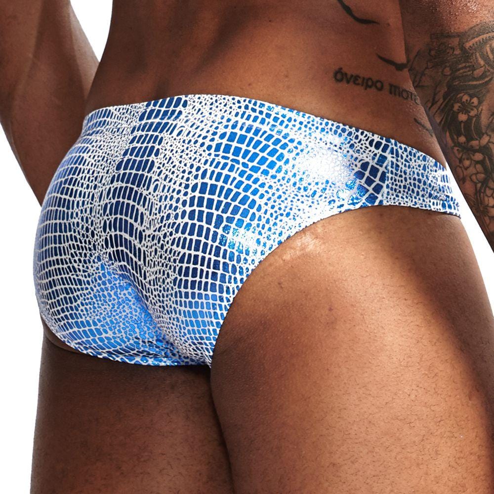 Snakeskin Bikini Briefs | dmunderwear detail image 2